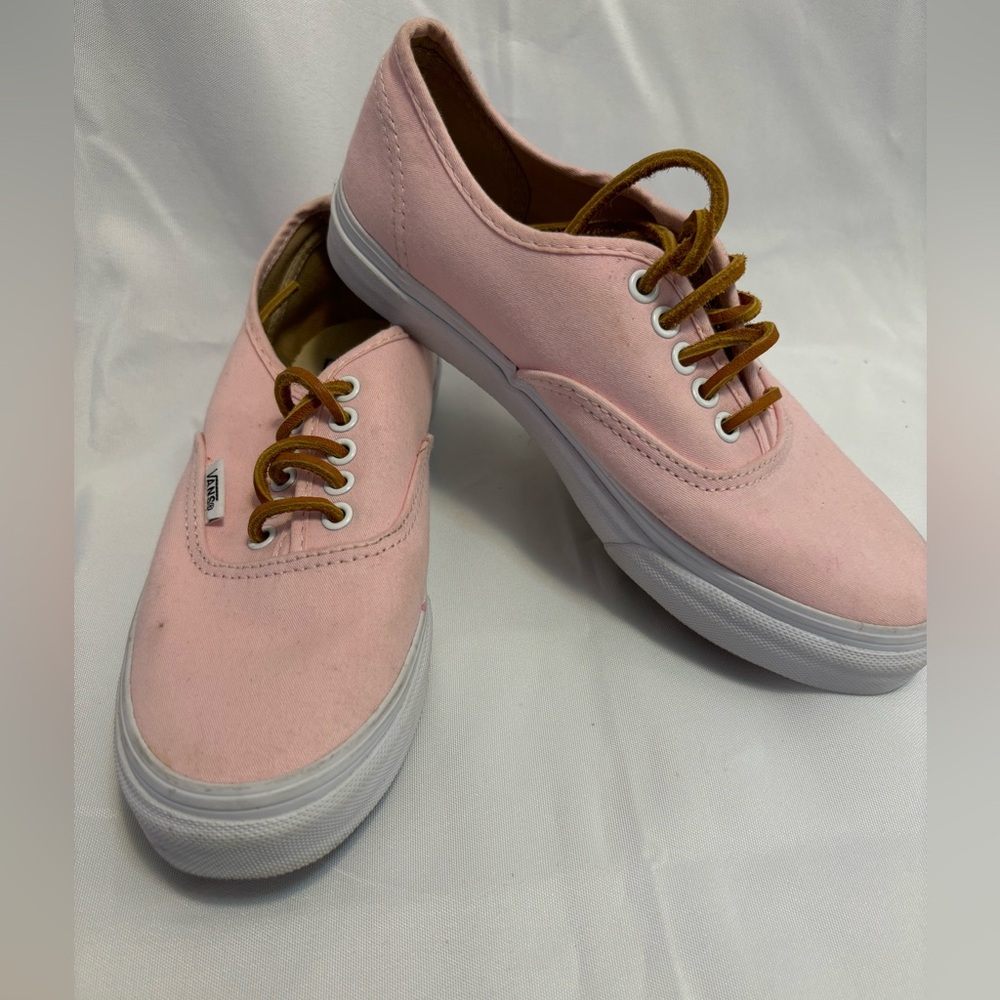 Vans Unisex Off The Wall TB4R Pink Leather Lace Shoe Sneakers Women’s 5.5